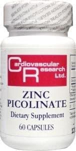 Cardio Vasc Res Zink picolinaat 25mg 60ca