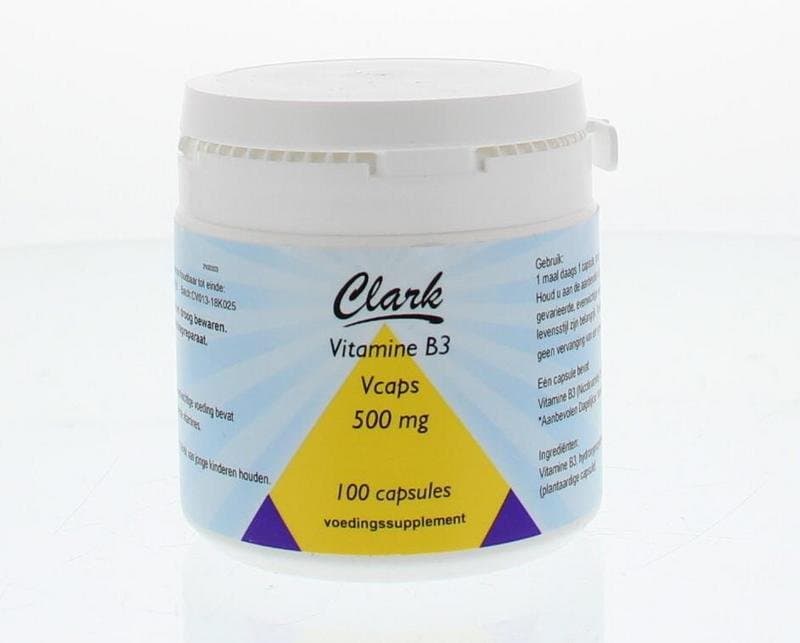 Clark Vitamine B3 nicotinamide 500mg 100ca