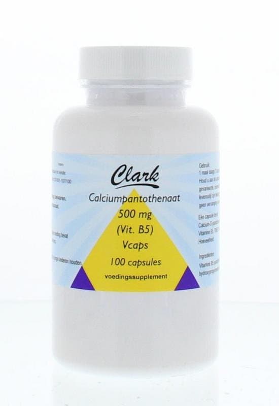 Clark Vitamine B5 pantotheenzuur 500mg 100ca