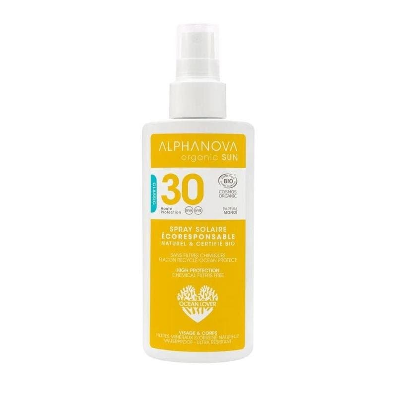 Alphanova Sun Sun spray vegan SPF30 125ml