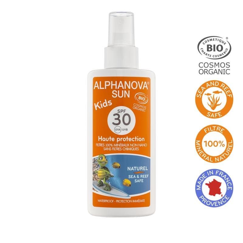 Alphanova Sun Sun spray kids vegan SPF30 125ml