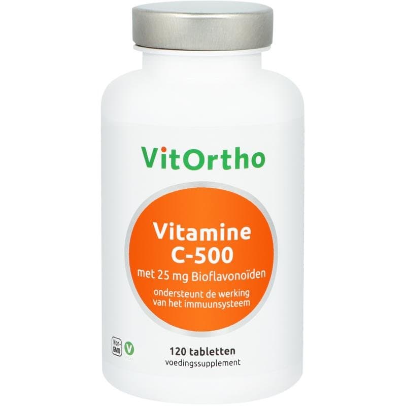 Vitortho Vitamine C-500 met 25mg bioflavonoiden 120tb