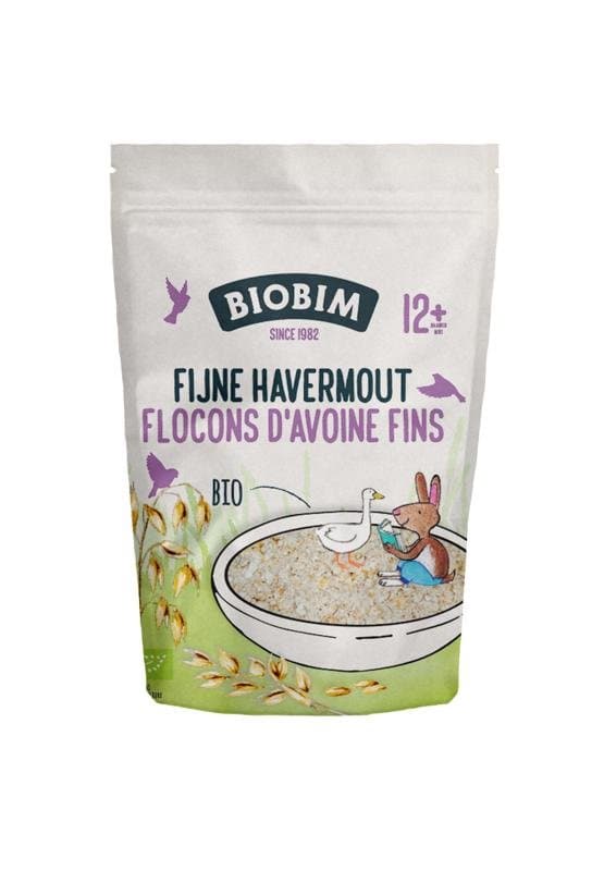 Biobim Fijne havermout pap 12+ maanden bio 250g