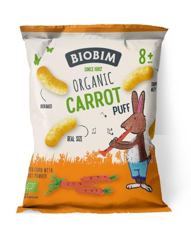 Biobim Carrot puff 8+ maanden bio 20g