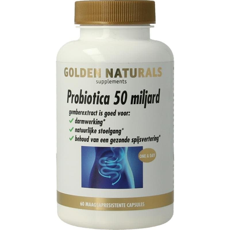 Golden Naturals Probiotica 50 miljard 60vc