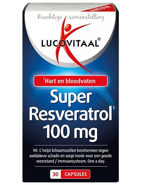 Lucovitaal Super resveratrol 30ca