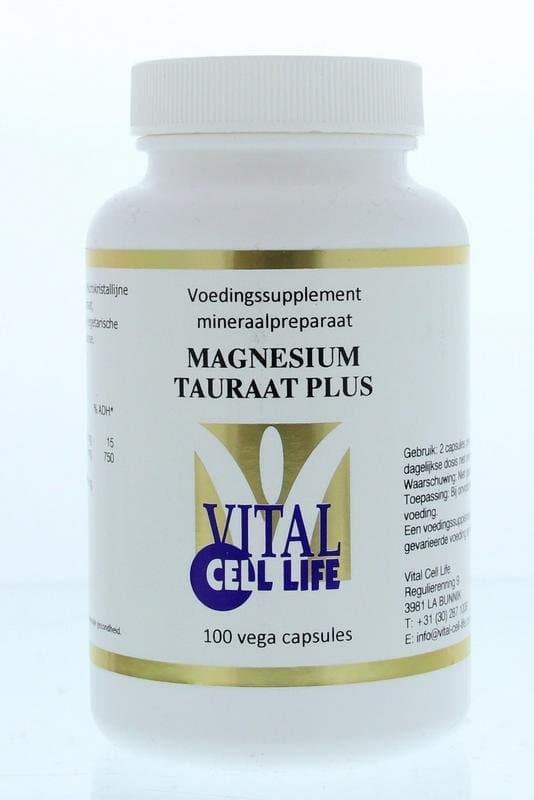 Vital Cell Life Magnesium tauraat plus B6 100vc