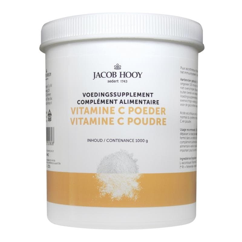 Jacob Hooy Vitamine C Ascorbinezuur pot 1000g