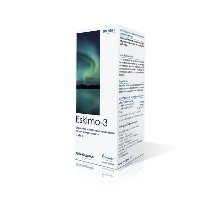 Metagenics Eskimo 3 vloeibaar limoen 105ml