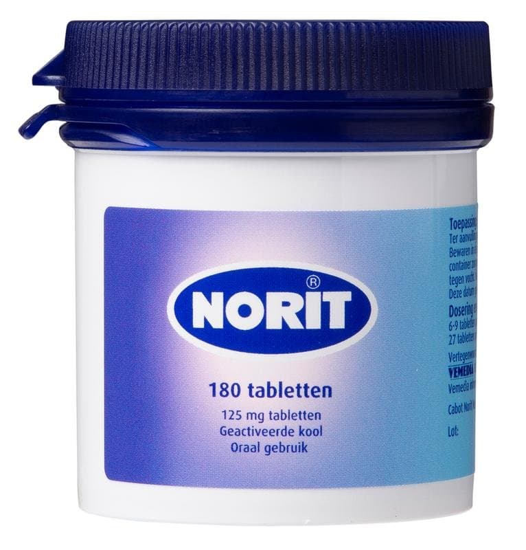 Norit 125mg 180tb