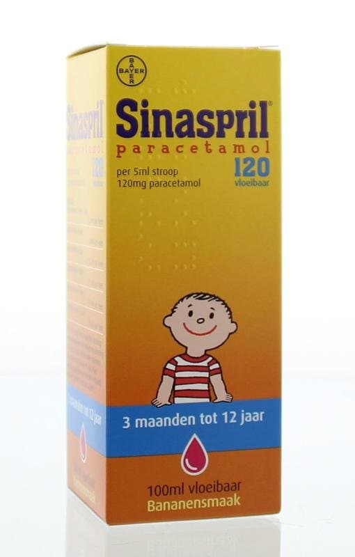 Sinaspril Paracetamol vloeibaar 120mg 100ml