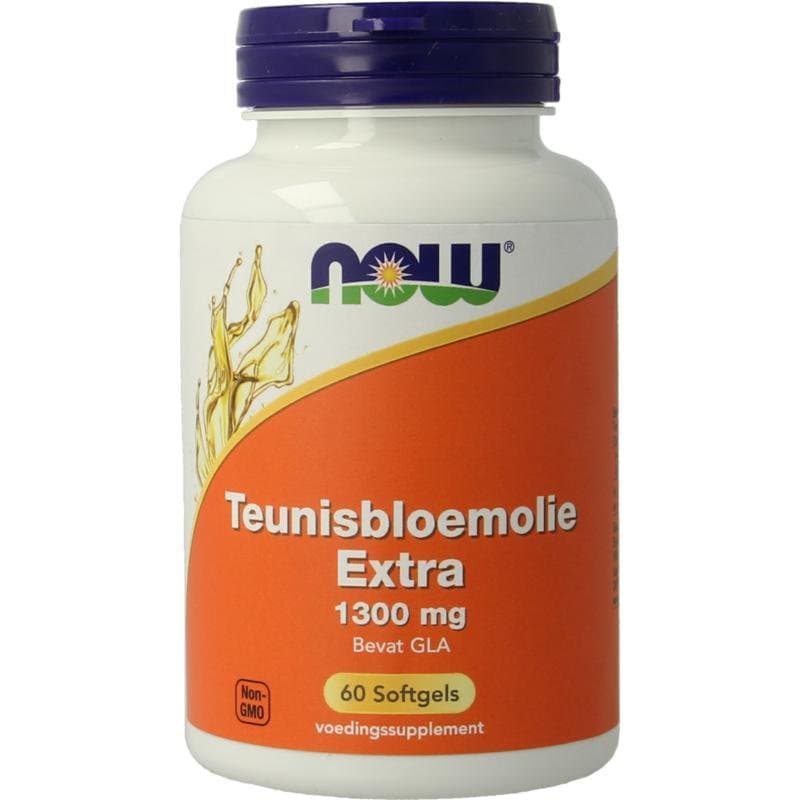 NOW Teunisbloemolie extra sterk 1300mg 60sft