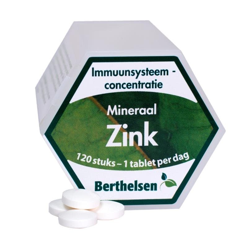 Berthelsen Zink gluconaat 20mg 120tb