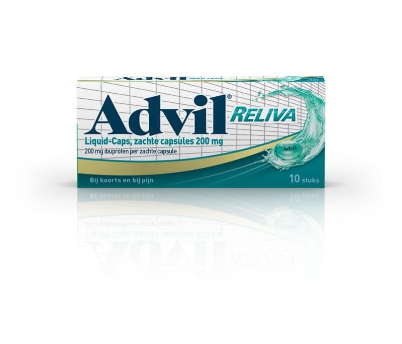 Advil Reliva liquid caps 200mg 10ca