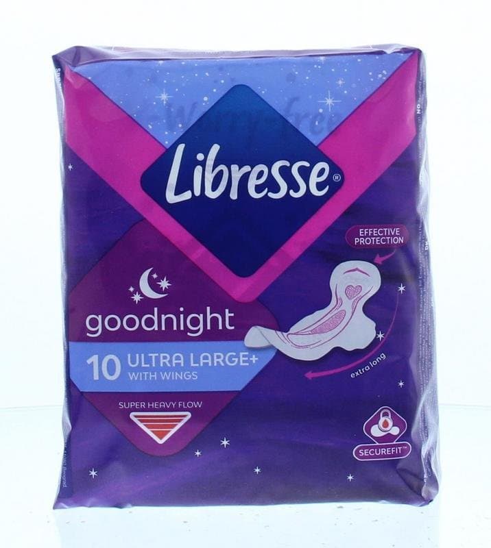 Libresse Ultra thin goodnight wings 10st