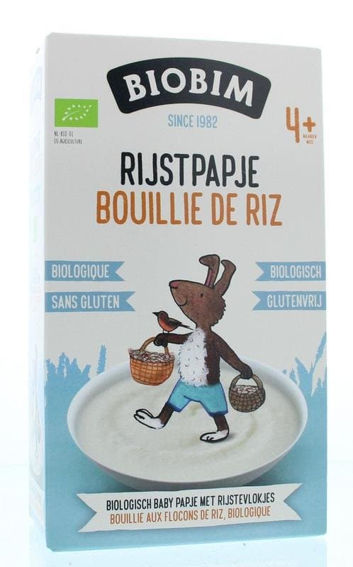 Biobim Baby rijstpapje 4 maanden bio 200g