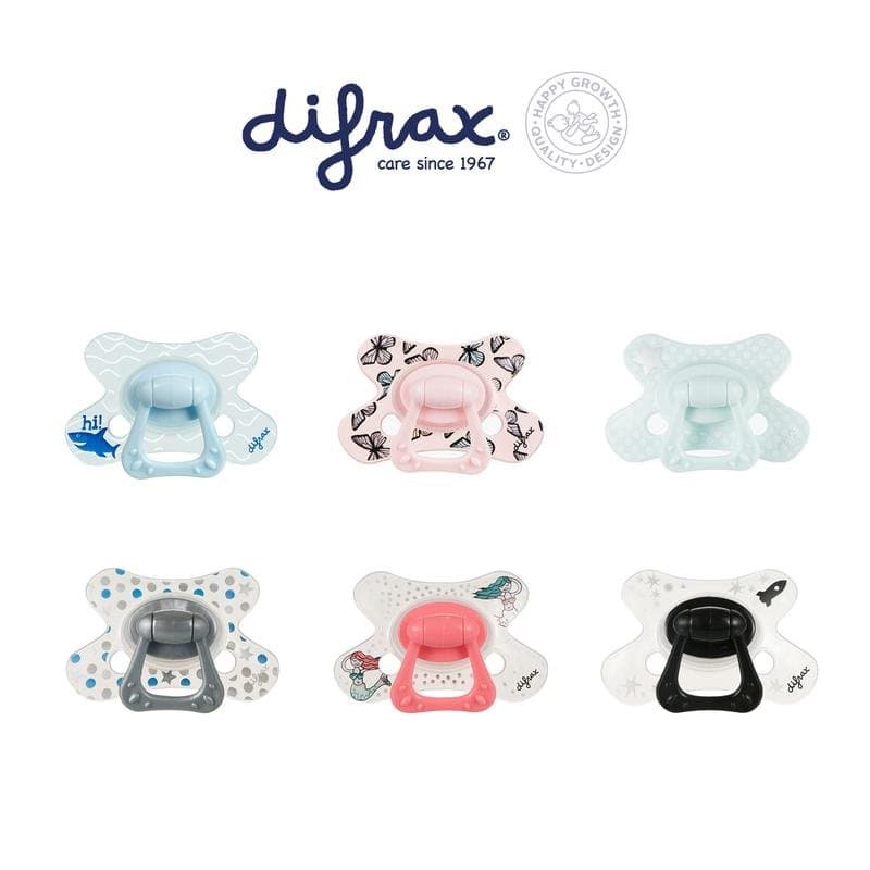 Difrax Fopspeen natural 6+ maanden met ring 1st