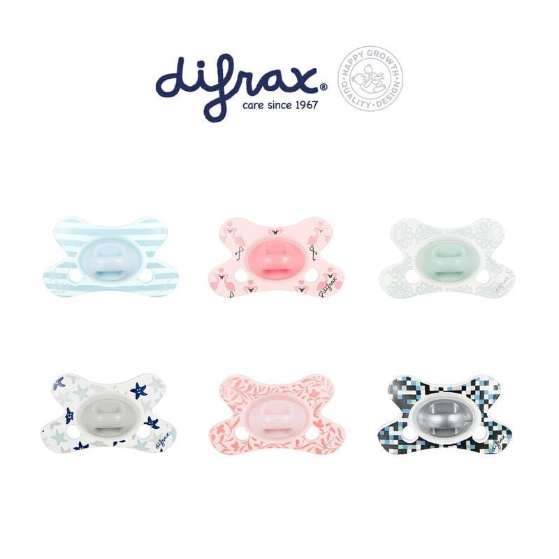 Difrax Fopspeen natural 0-6 maanden assorti 1st