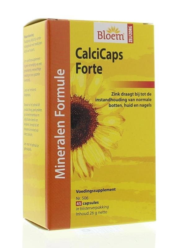 Bloem Calcicaps forte huid/bot/nagels 45ca