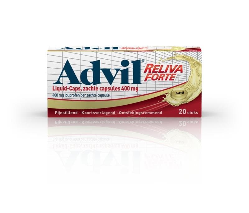 Advil Reliva liquid caps 400mg 20ca