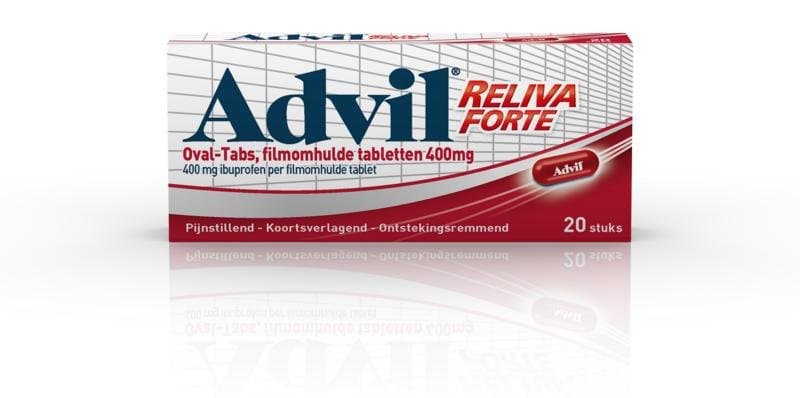 Advil Reliva forte 400mg ovaal blister 20drg