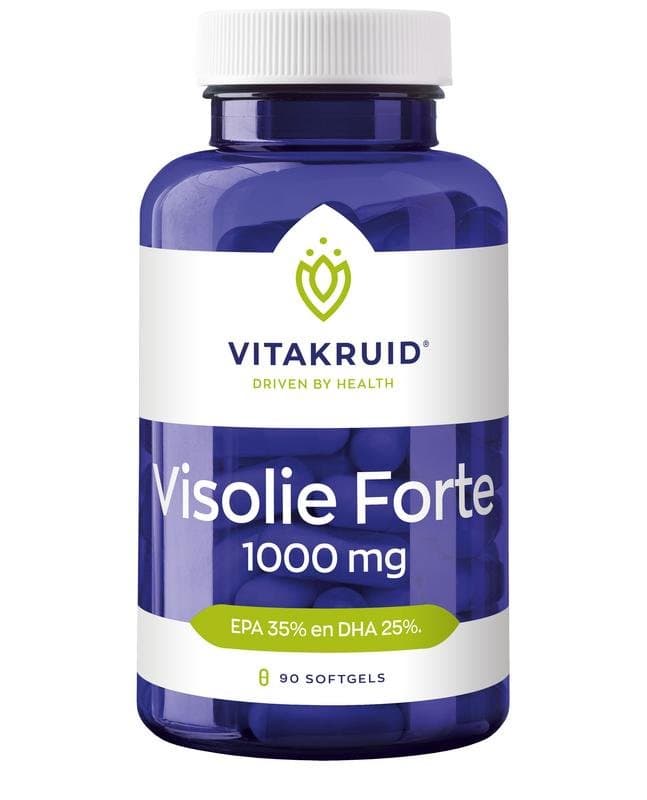 Vitakruid Visolie Forte 1000 mg EPA 35% DHA 25% 90sft