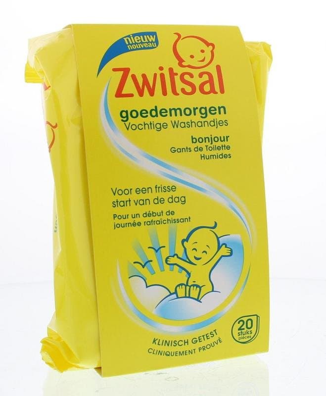 Zwitsal Goedemorgen vochtige washandjes 20st