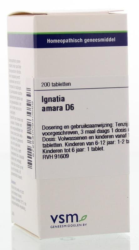 VSM Ignatia amara D6 200tb