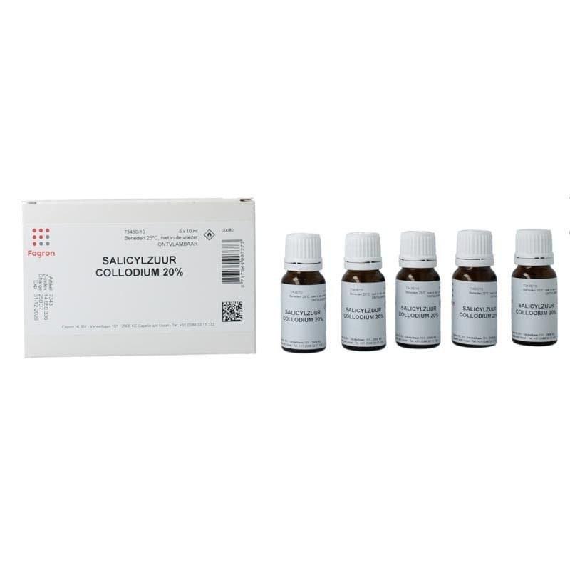 Fagron Salicylzuurcollodium 20% 10ml 5x10ml