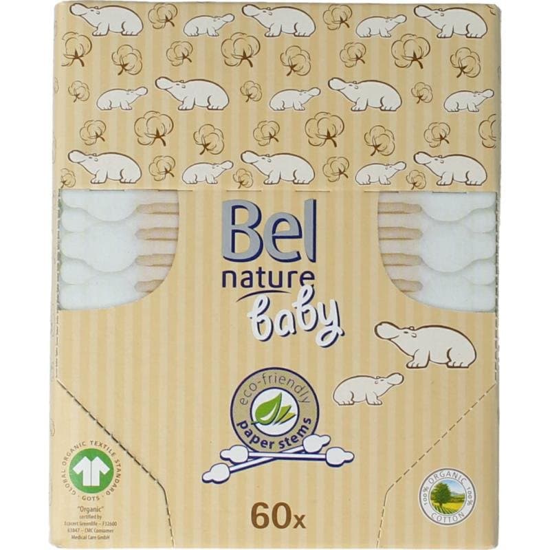 Bel Nature Wattenstaafjes baby 60st