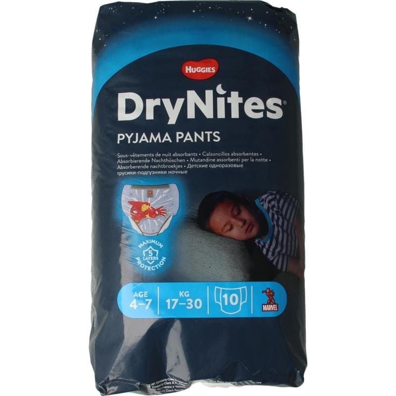 Huggies Drynites boy 4-7 jaar 10st