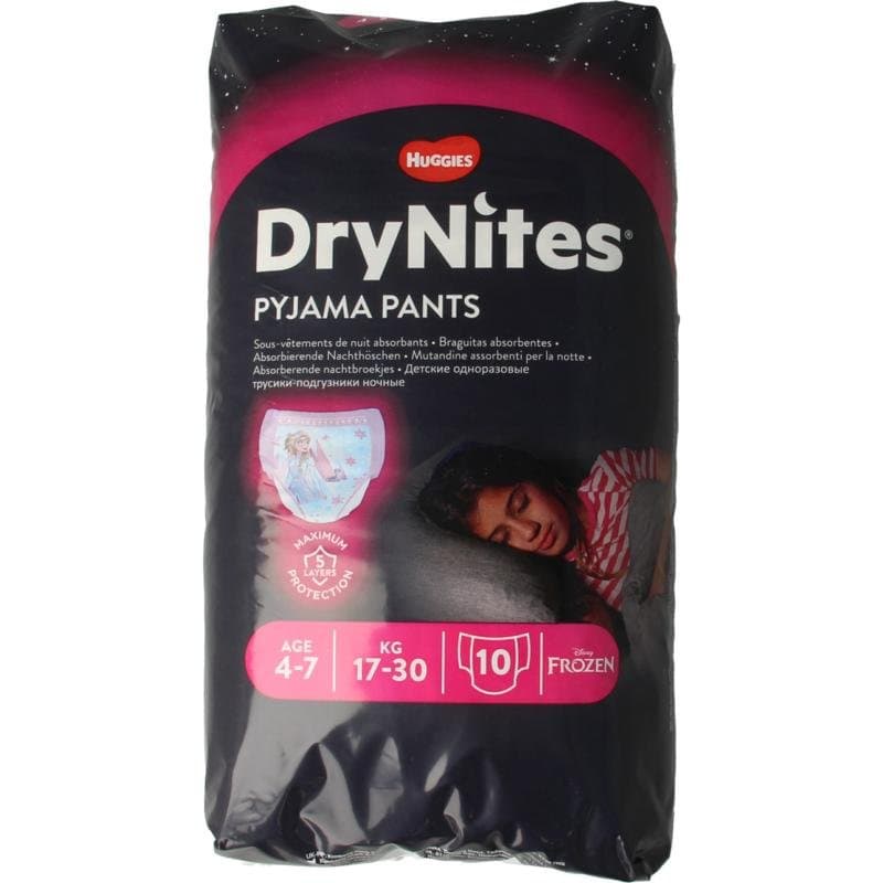 Huggies Drynites girl 4-7 jaar 10st