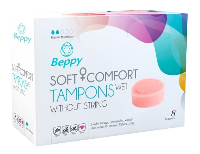 Beppy Soft+ comfort tampons wet 8st
