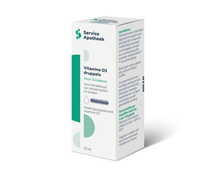 Service Apotheek Vitamine D3 druppels 25ml