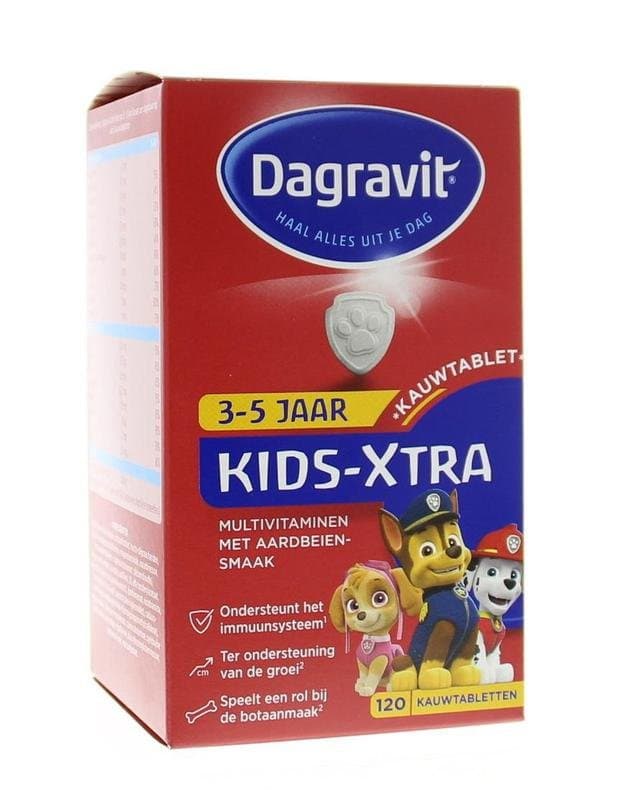 Dagravit Multi kids framboos 3-5 jaar 120kt