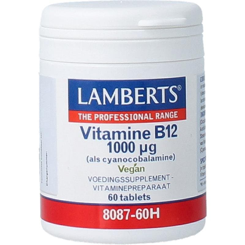 Lamberts Vitamine B12 1000mcg (cyanocobalamine) 60tb