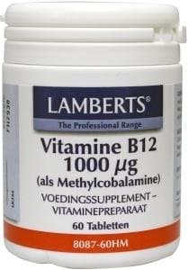 Lamberts Vitamine B12 methylcobalamine 1000mcg 60tb