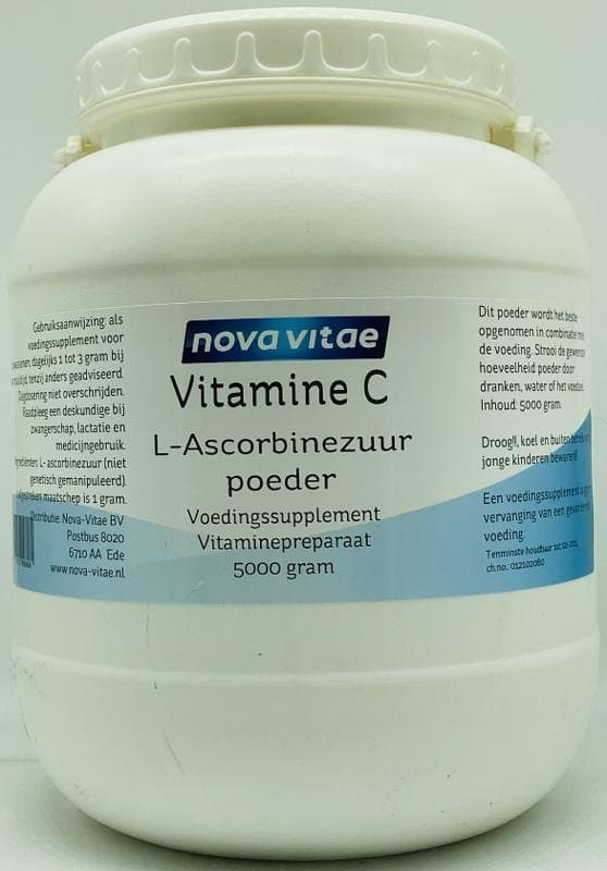 Nova Vitae Vitamine C ascorbinezuur poeder 5000g