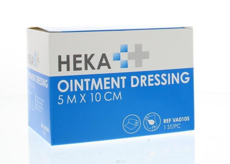 Heka Ointment dressing/Engels pluksel 5m x 10cm 1st