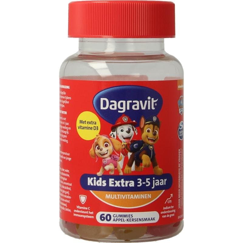 Dagravit Multivitaminen kids Paw patrol 60st