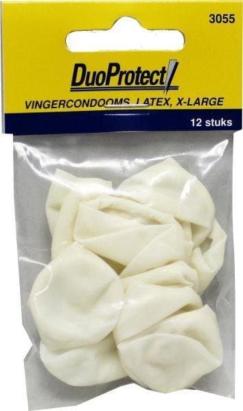 Duoprotect Vingercondoom maat XL 12st
