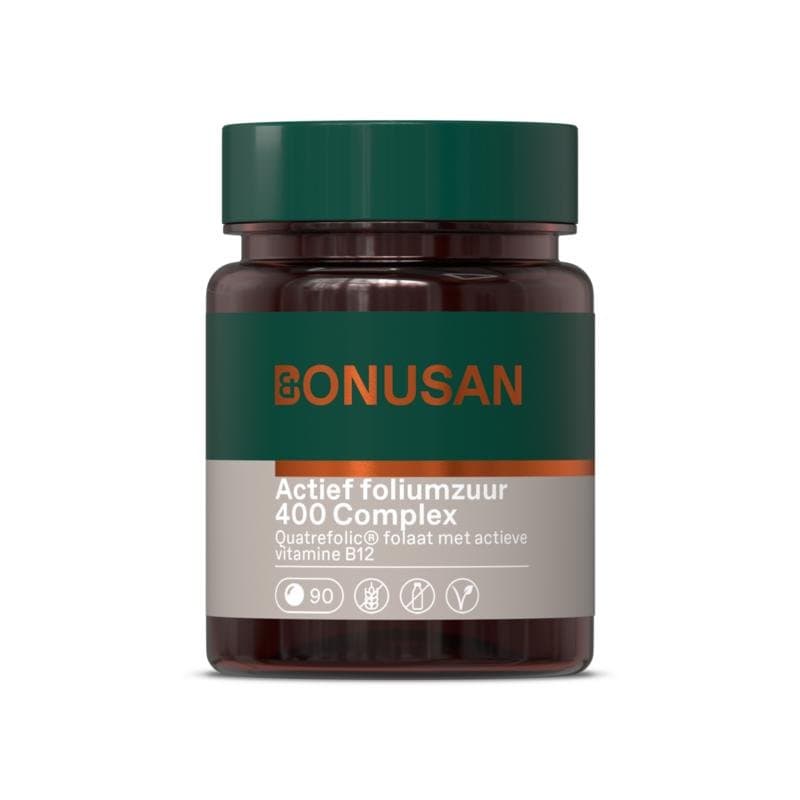 Bonusan Foliumzuur actief 400mcg plus 90tb