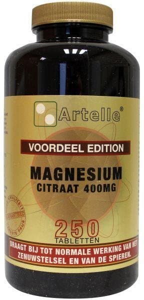 Artelle Magnesium citraat elementair 250tb