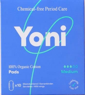 Yoni Maandverband medium met wings 10st