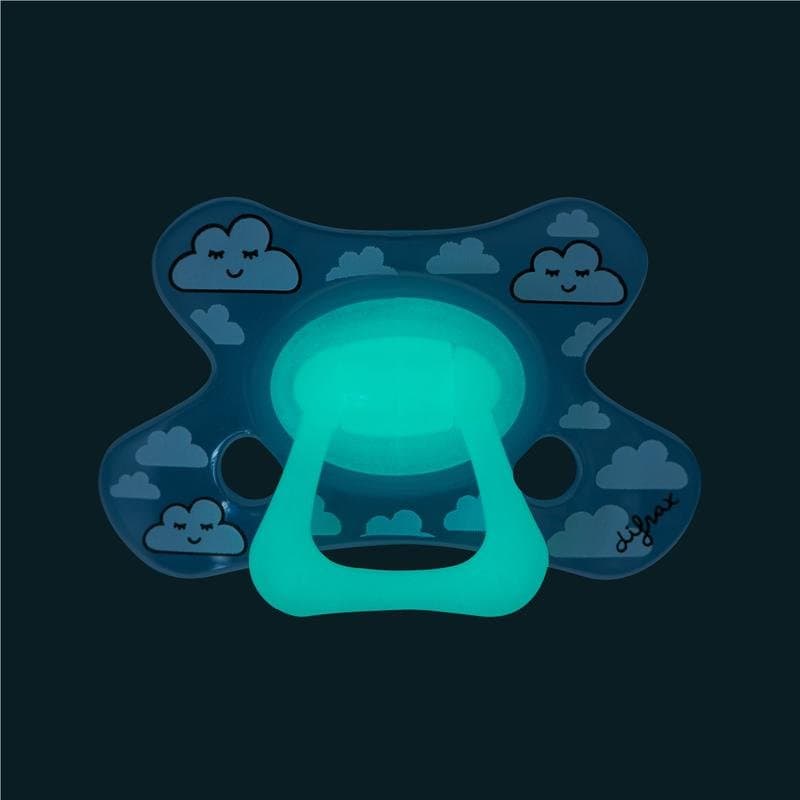 Difrax Fopspeen dental 12+ maanden glow in the dark 1st