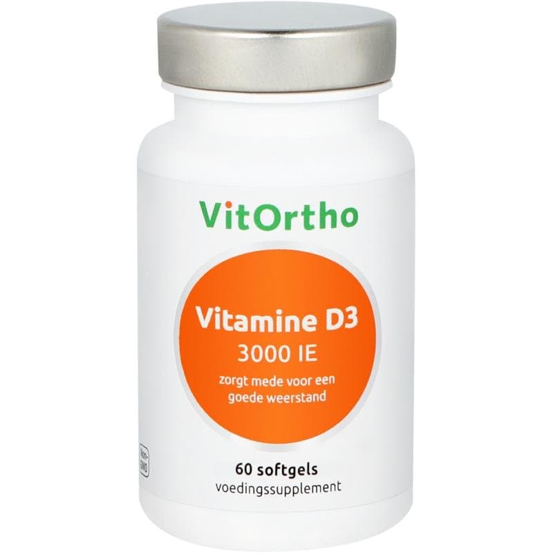 Vitortho Vitamine D3 3000IE 60sft