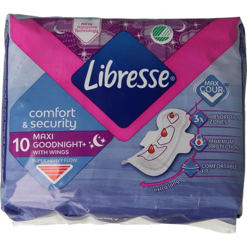 Libresse maxi goodnight 10st
