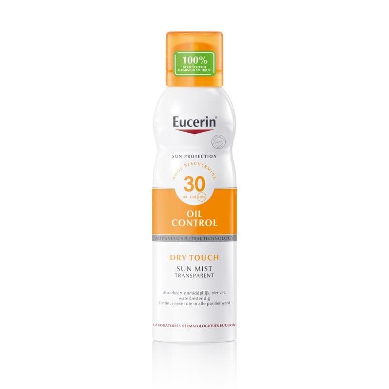 Eucerin Sun oil control mist transparant dry touch SPF30 200ml