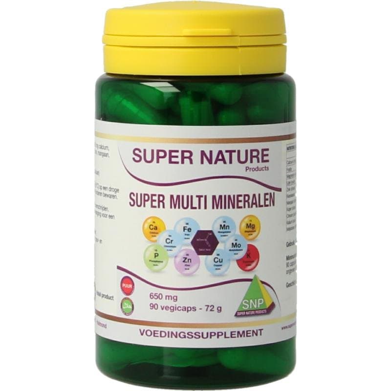 SNP Super multi mineralen 650 mg puur 90ca