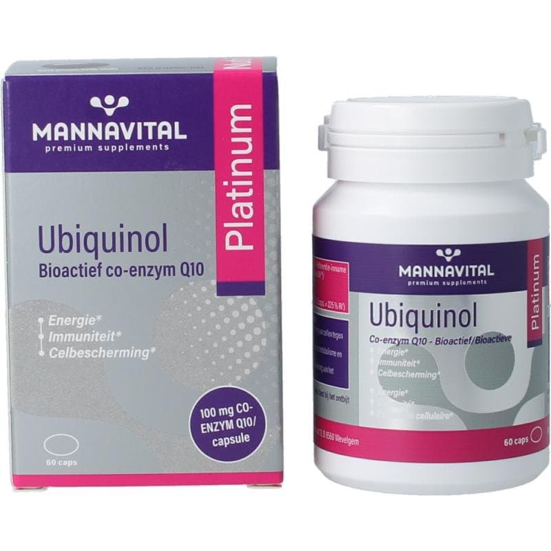 Mannavital Ubiquinol platinum 60ca